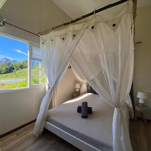 Et Sdb Privative Roucou Vue Mont Pelee Dans Maison Partagee Le Morne-Rouge